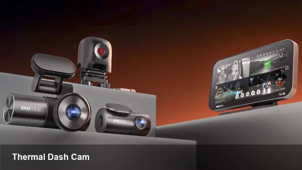 Vantrue P2: Dash Cam with Thermal & 6.25in Screen