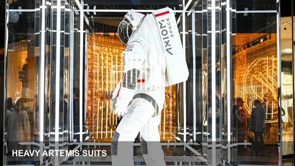Ex-astronauts flag Artemis II spacesuit heft