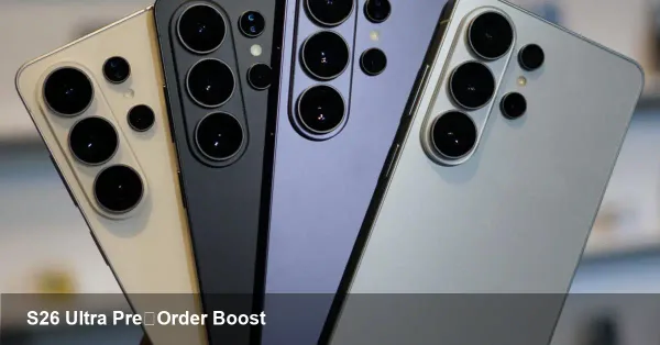 Samsung Boosts S26 Ultra Pre‑Order Deal