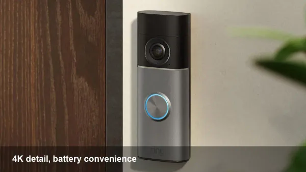 Ring Brings 4K to Battery Doorbells