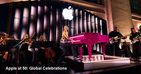 Apple's 50th Anniversary: Global Celebrations Begin