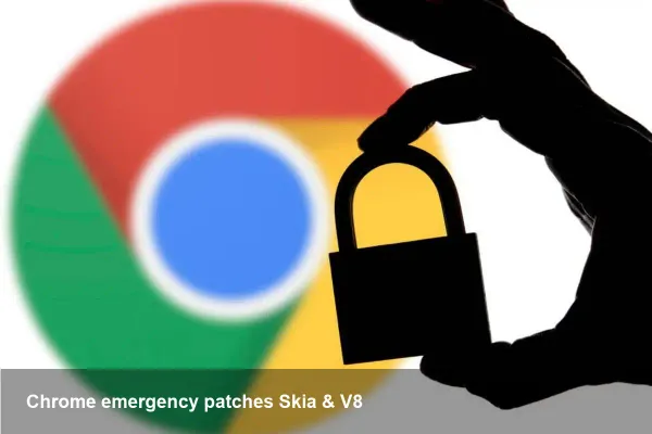 Chrome zero-day update: Skia and V8 patched