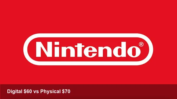Nintendo: Digital vs Physical Pricing on Switch 2