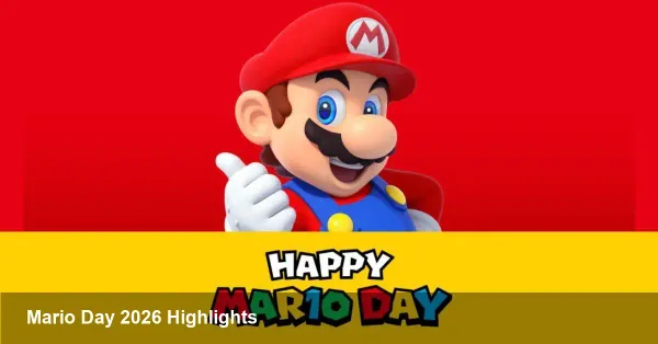 Mario Day 2026: LEGO, Yoshi, Switch Deals