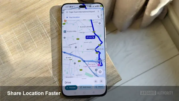 Google Maps: Faster Location Sharing