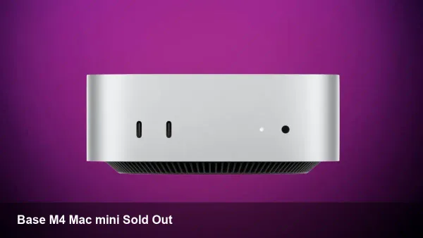 Base M4 Mac mini Sells Out at Apple