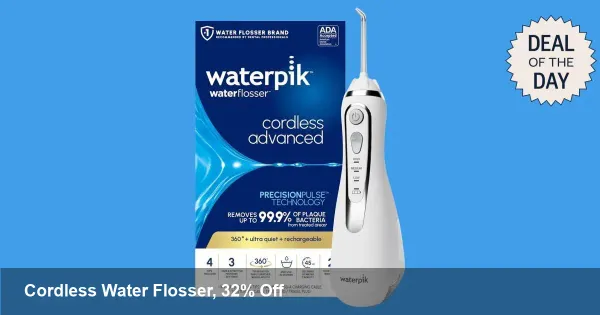 Waterpik Cordless Advanced 2.0 — 32% Off