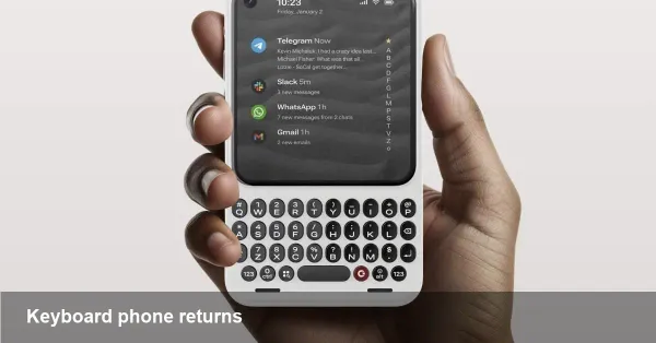 Clicks Communicator: launch update for keyboard phone