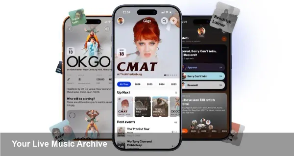 Gigs: AI-Powered Concert Archive
