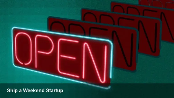 Weekend Startup with AI and No-Code